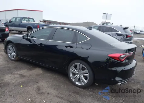 2021 Acura Tlx Technology Package z USA, uszkodzony, nr VIN 19UUB6F46MA006587